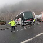 Ula yolcu otobüsü kazası ula trafik kazası ula beş kişi yaralandı