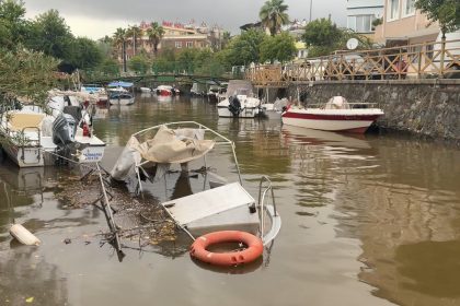 Marmaris sağanak yağış Marmaris yağış marmaris hava durumu Marmaris Balıkçı Barınağı Meteoroloji Bölge Müdürlüğü