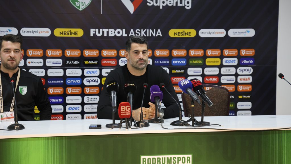 Bodrum FK Teknik Direktörü Volkan Demirel Volkan demirel maç sonu açıklamaları volkan demirel sivasspor Bodrum FK sivasspor maçı