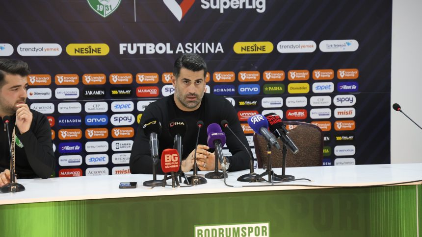 Bodrum FK Teknik Direktörü Volkan Demirel Volkan demirel maç sonu açıklamaları volkan demirel sivasspor Bodrum FK sivasspor maçı