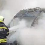 ortaca yangın Köyceğiz-Ortaca karayolu yangın ortaca minibüs yangını Ortaca toplu taşıma aracı yangını