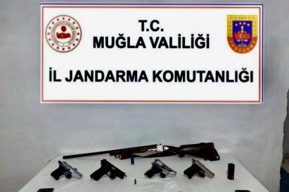 Jandarma Menteşe Menteşe ruhsatsız tabanca operasyonu Jandarma menteşe operasyonu Menteşe ruhsatsız silah