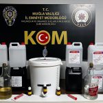 Muğla kaçak içki operasyonu Muğla içki kaçağı operasyonu Muğla İl Emniyet Müdürlüğü KOM Şube Müdürlüğü içki operasyonu