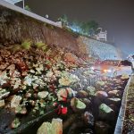Bodrum istinat duvarı Bodrum istinat duvarı çöktü Bodrum istinat duvarı ana yola düştü bodrum kaza