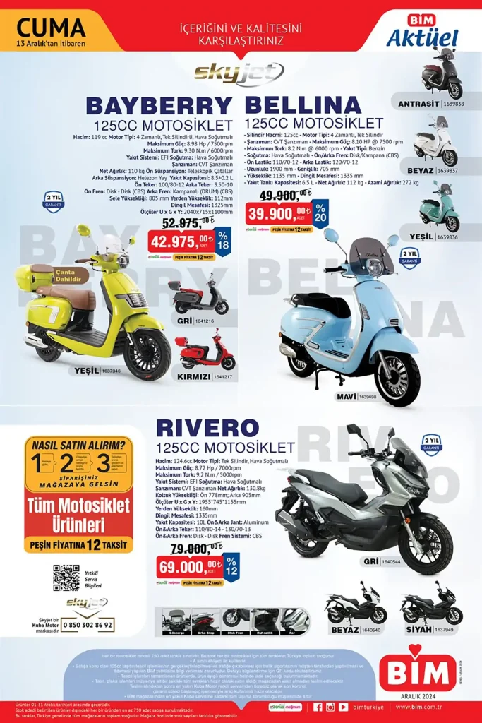 BİM 13 Aralık 2024 aktüel kataloğu, BİM aktüel kataloğu, BİM 13 Aralık cuma, BİM aktüel, BİM motosiklet