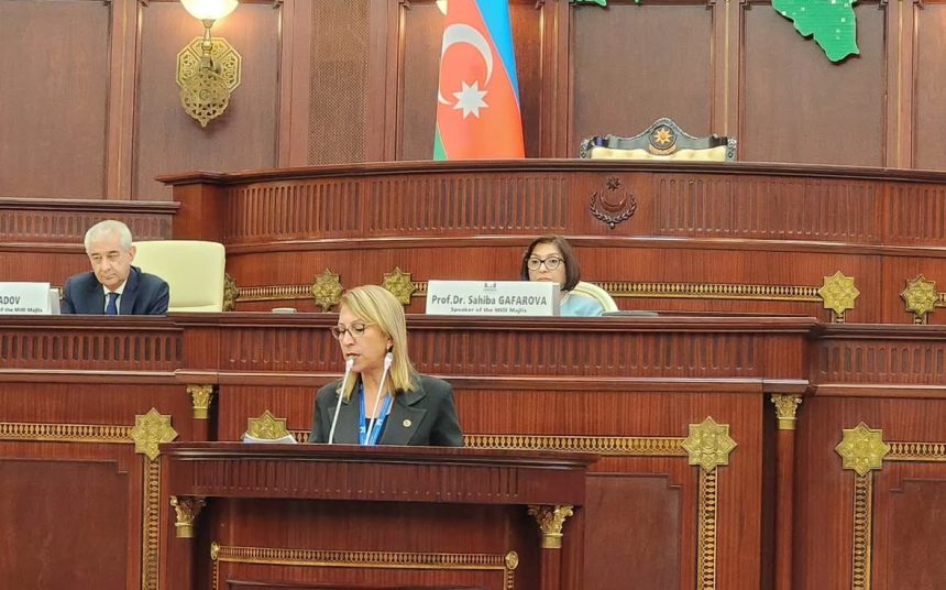 Süreyya Öneş Derici azerbaycan Azerbaycan Parlamentosu CHP Muğla Milletvekili Süreyya Öneş Derici