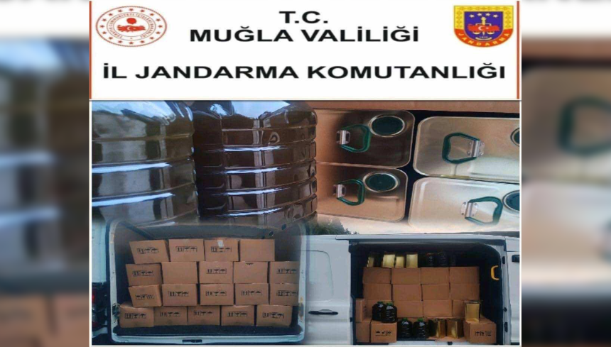 Menteşe sahte zeytinyağ operasyonu Menteşe zeytinyağ operasyonu