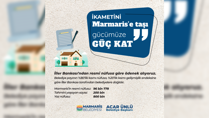 ikametgahını marmarise taşı marmaris belediye başkanı
