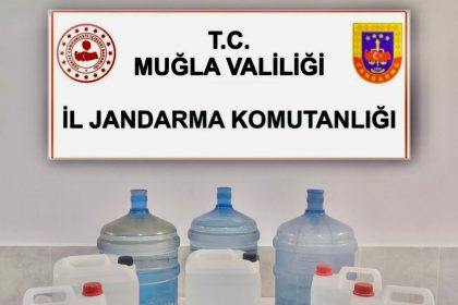 Ortaca sahte içki operasyonu ortaca jandarma operasyonu Muğla sahte içki operasyonu
