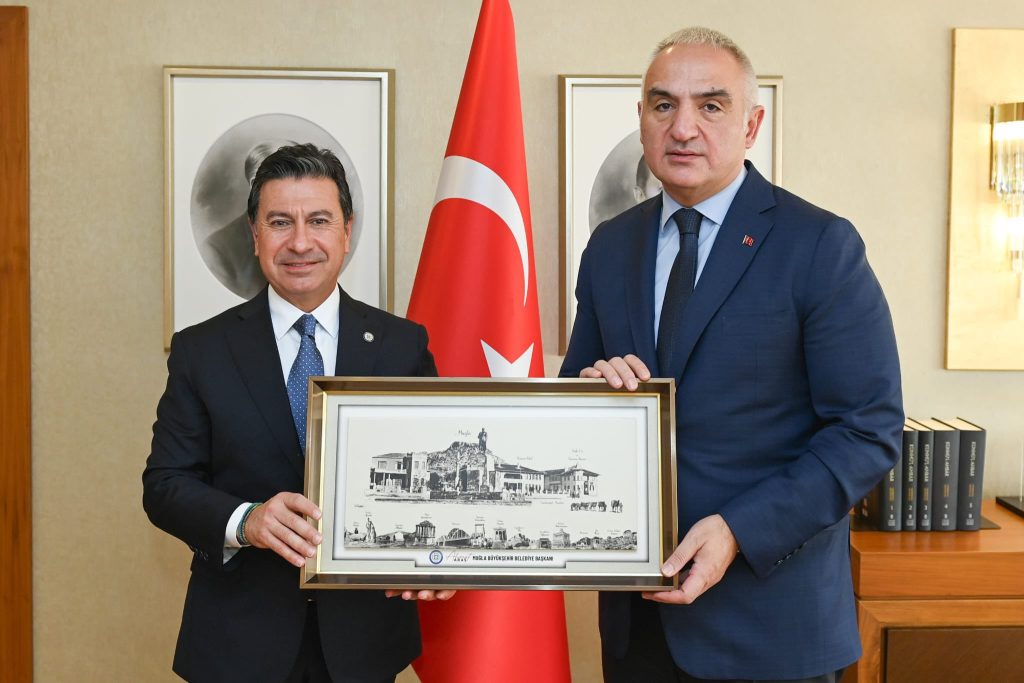 Ahmet aras Mehmet nuri ersoy Muğla Büyükşehir Belediye Başkanı Ahmet Aras ziyaret Muğla turizm yatırımı