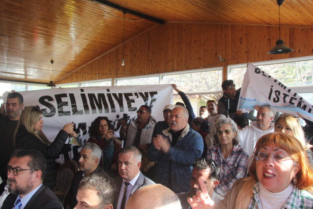 Selimiye marina projesi Selimiye halkın katılım toplantısı
