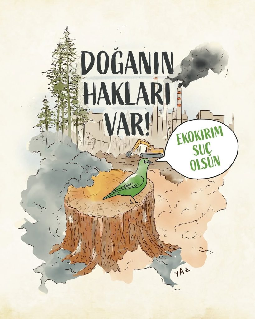 grafik tasarımcı Yasemin Sayıbaş Akyüz akbelen ormanı görsel tasarım