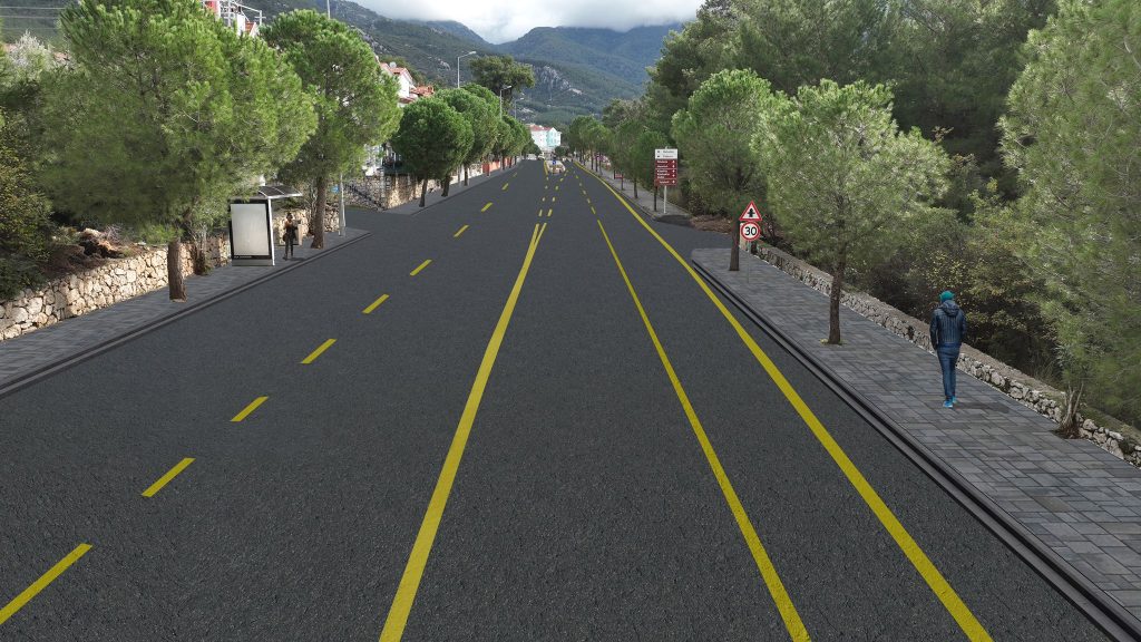 fethiye yol yenileme, fethiye belediyesi yol çalışması, fethiye yol çalışması, fethiye yeni yol, fethiye yol