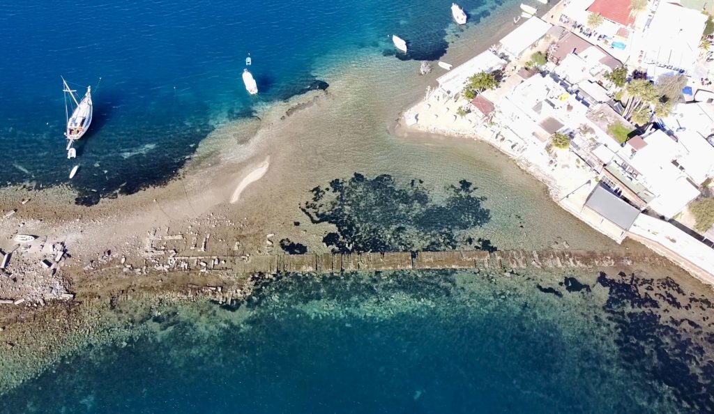 bodrum kral yolu, bodrum tarihi sur yolları, gümüşlük kral yolu, gümüşlük tarihi sur yolu, bodrum kral yolu ortaya çıktı