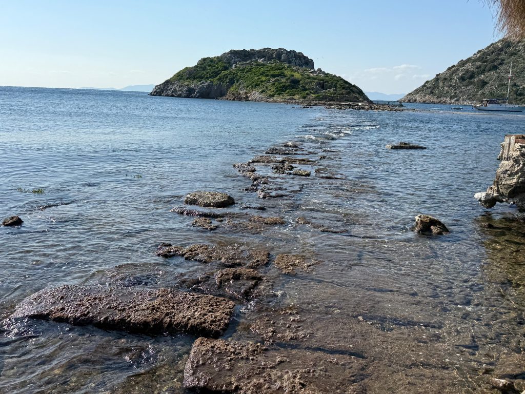 bodrum kral yolu, bodrum tarihi sur yolları, gümüşlük kral yolu, gümüşlük tarihi sur yolu, bodrum kral yolu ortaya çıktı