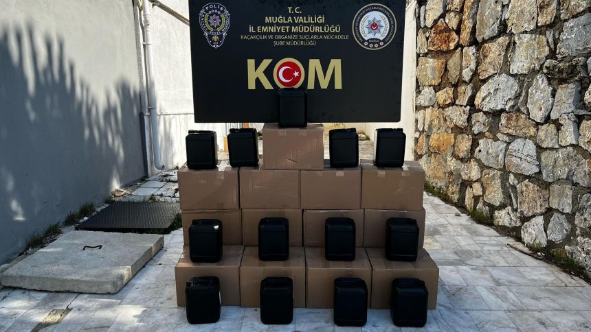 Menteşe kaçak alkol menteşe operasyon menteşe etil alkol