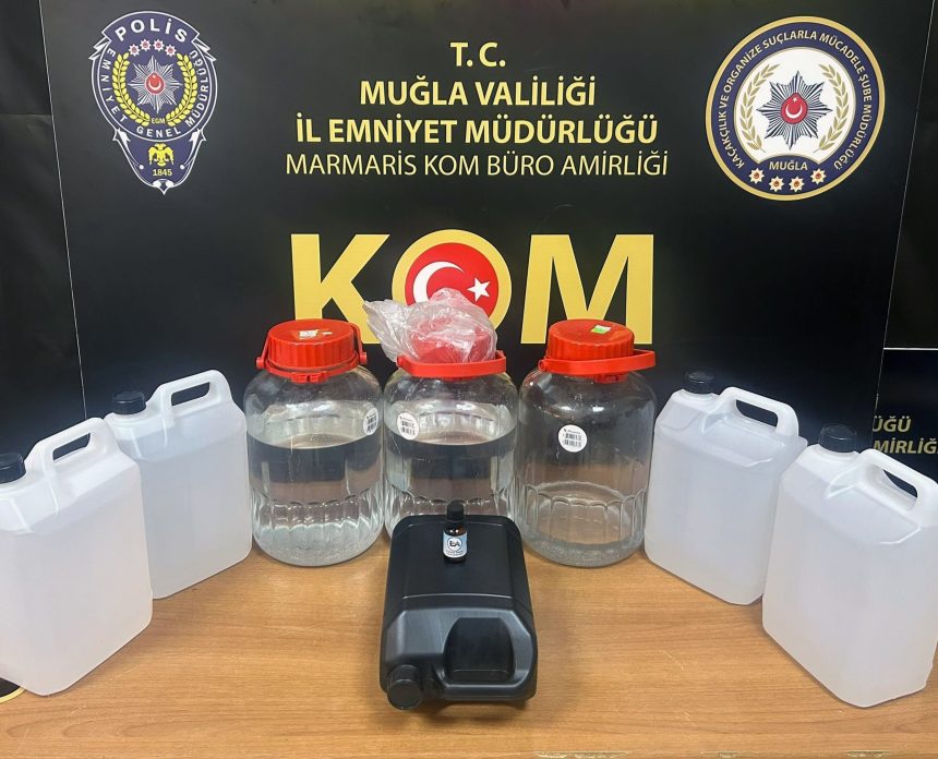 Muğla kaçak içki Marmaris kaçak içki Bodrum kaçak içki sahte içki operasyonu