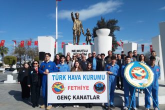 türk hava kurumu fethiye, türk hava kurumu yıl dönümü, thk fethiye, thk fethiye tören, türk hava kurumu fethiye tören