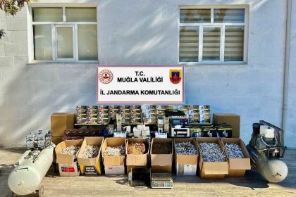 Muğla kaçak tütün operasyonu Yatağan kaçak tütün Menteşe kaçak tütün Muğla jandarma operasyonu