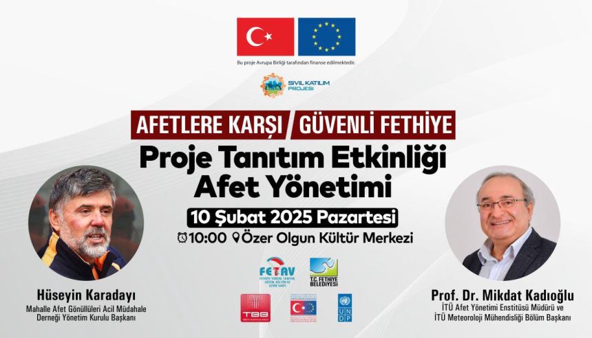 Afetlere Karşı Güvenli Fethiye Fethiye Sivil Katılım Projesi