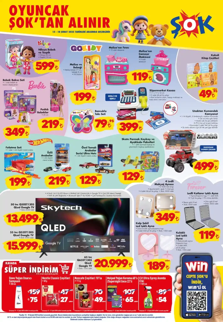 ŞOK 15 Şubat 2025 aktüel kataloğu, ŞOK aktüel kataloğu, ŞOK 15 Şubat  cumartesi, ŞOK aktüel, ŞOK televizyon