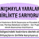 menteşe dayanışma kampanyası, deprem bölgesindeki kadınlar, menteşe kampanya, menteşe 8 mart, dünya kadınlar günü menteşe