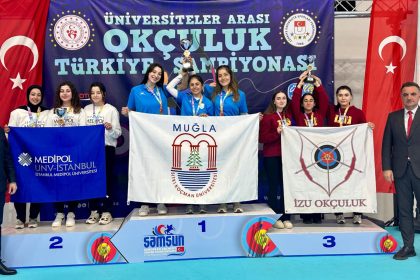 mskü okçuluk takımı, ünilig okçuluk türkiye şampiyonası, ceyda kömür, hazal burun, songül lök