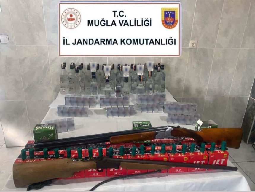yatağan kaçak alkol yatağan kaçak alkol operasyonu Muğla İl Jandarma Komutanlığı