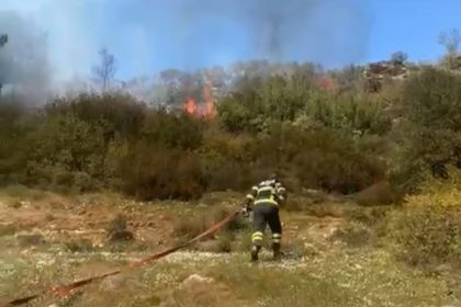 menteşe yangın muğla yangın çalılık yangını