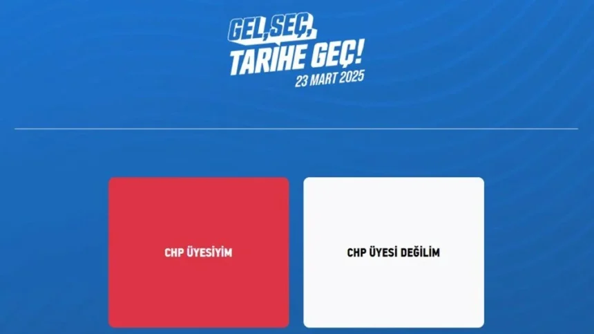 chp oy verme chp sandık yerleri ön secim chp chp oy verme 23 mart oy kullanma