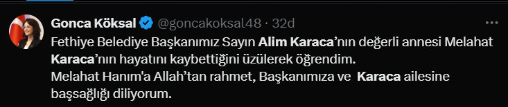 fethiye belediye başkanı annesi, melahat karaca, alim karaca, alim karaca annesi, fethiye belediye başkanı