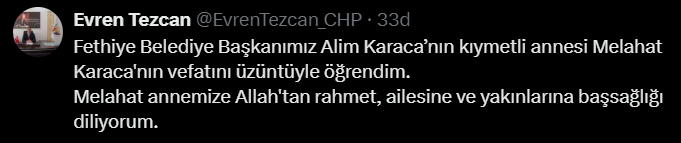 fethiye belediye başkanı annesi, melahat karaca, alim karaca, alim karaca annesi, fethiye belediye başkanı