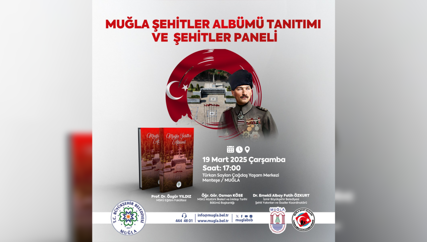 Muğla Şehitler Albümü Muğla Büyükşehir Belediyesi Muğla Şehitler Albümü tanıtımı Muğla şehit