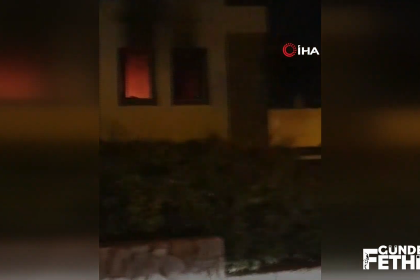 bodrum bir yurttaş yaralandı bodrum yangın bodrum ev yangını