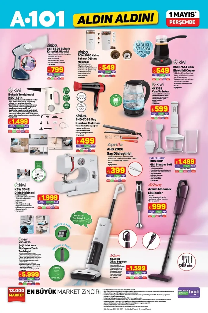 a101 1 Mayıs 2025, a101 aktüel ürünler, a101 kamp çadırı, a101 elektrikli bisiklet, a101 beyaz eşya fırsatları