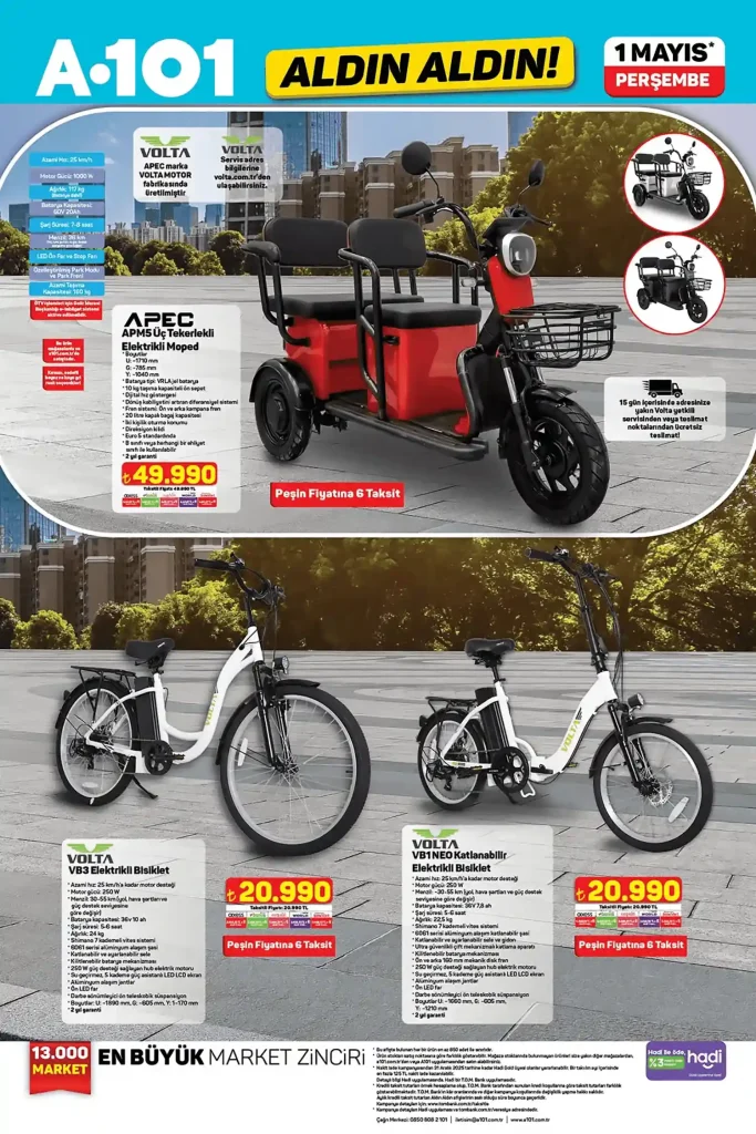 a101 1 Mayıs 2025, a101 aktüel ürünler, a101 kamp çadırı, a101 elektrikli bisiklet, a101 beyaz eşya fırsatları