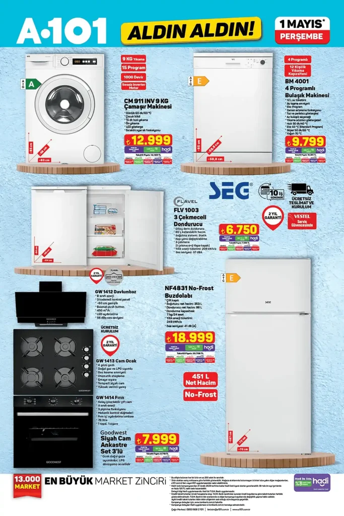 a101 1 Mayıs 2025, a101 aktüel ürünler, a101 kamp çadırı, a101 elektrikli bisiklet, a101 beyaz eşya fırsatları