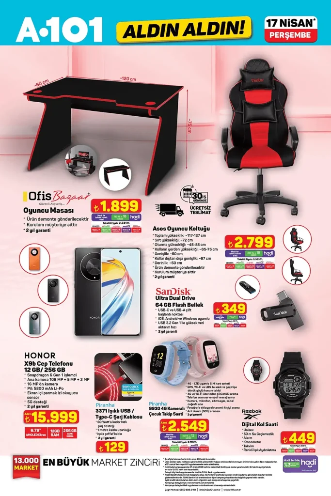 a101 17 nisan 2025, a101 aktüel ürünler, a101 aktüel kataloğu, a101 toshiba tv, a101 rsx6 motosiklet