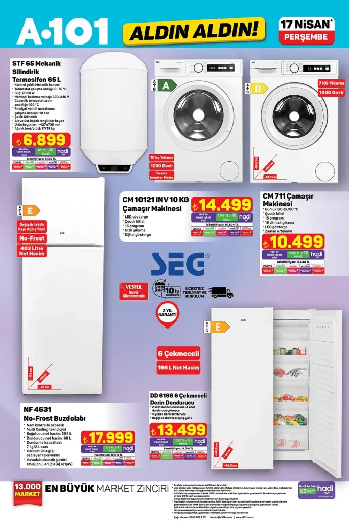 a101 17 nisan 2025, a101 aktüel ürünler, a101 aktüel kataloğu, a101 toshiba tv, a101 rsx6 motosiklet