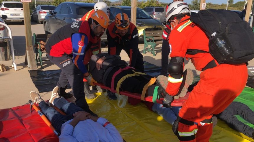 Muğla Büyükşehir Belediyesi deprem tatbikatı menteşe deprem tatbikatı muğla deprem