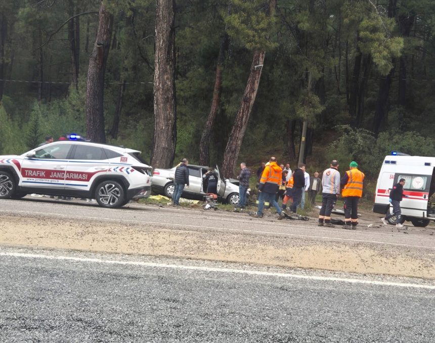 milas yatağan karayolu kaza, milas trafik kazası, muğla trafik kazası, milas 2 kişi hayatını kaybetti