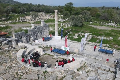 dünya masa tenisi günü, ıtff dünya masa tenisi günü, stratonikeia masa tenisi, stratonikeia dünya masa tenisi, stratonikeia antik kenti