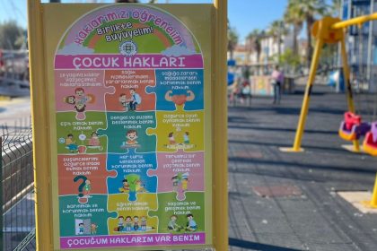 muğla çocuk hakları, muğla çocuk hakları panoları, muğla çocuk hakları köşeleri, muğladaki parklarda çocuk hakları, muğla büyükşehir belediyesi çocuk