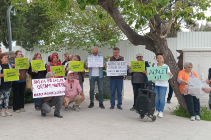 Muğla Eğitim ve Araştırma Hastanesi Datça Sağlık Meclisi Girişimi basın açıklaması Muğla Eğitim ve Araştırma Hastanesi radyoaktif