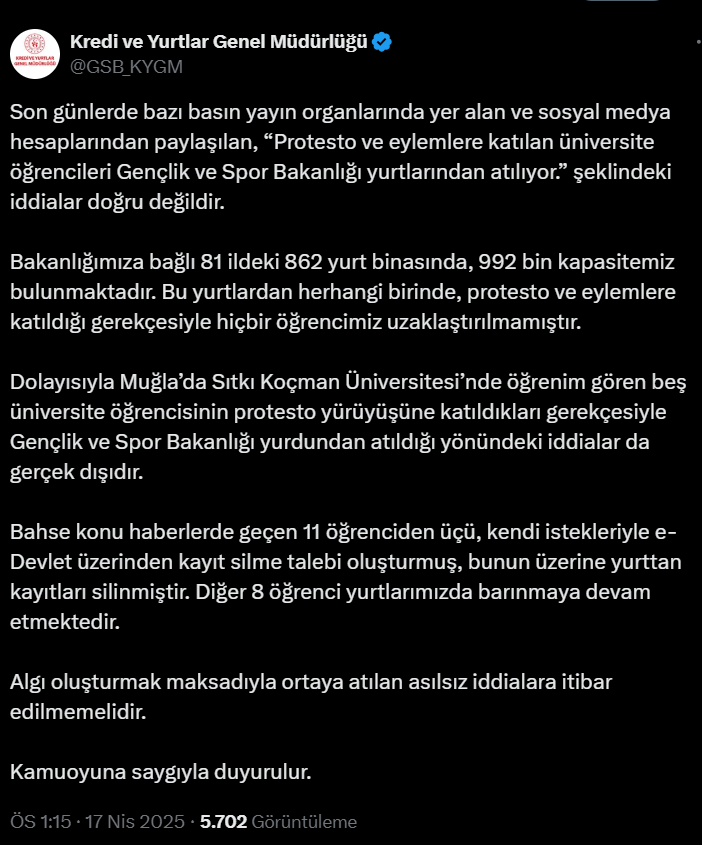muğla kyk, kyk, kredi ve yurtlar genel müdürlüğü, muğla kykdan atılan öğrenciler, kykdan atılan öğrenciler muğla