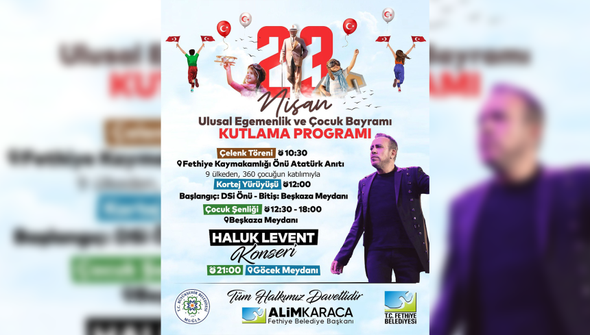 Fethiye haluk levent konseri haluk levent 23 nisan konseri Fethiye belediyesi