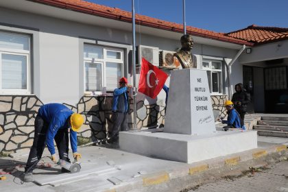 muğladaki okullar, muğla büyük şehir belediyesi okul, muğladaki okullarda bakım, muğladaki okullarda onarım, muğladaki okullarda bakım ve onarım çalışması