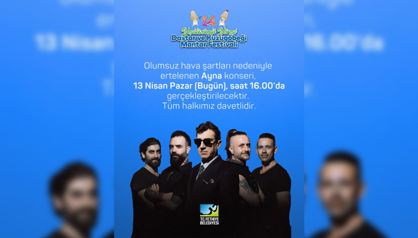 Yeşilüzümlü Dastar ve Kuzugöbeği Mantar Festivali Fethiye ayna konseri yeşilüzümlü ayna konseri