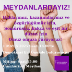 1 Mayıs İşçi Bayramı Datça Kadın Platformu 1 Mayıs çağrısı datça 1 mayıs kutlaması