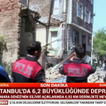 istanbul yıkılan bina, istanbul deprem yıkılan bina, istanbul deprem, fatih yıkılan bina, istanbul deprem son dakika